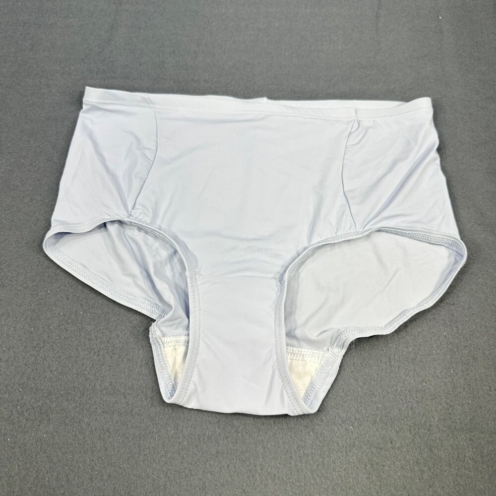 Hanes Womens Size Small 5 Panty Brief High Waist Light Blue New Without Tags